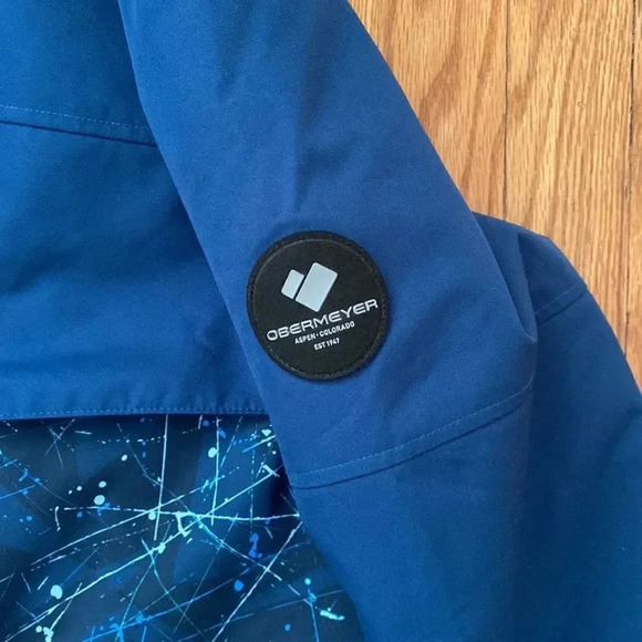 Obermeyer sz 10/12 ski snowboard winter snow jcket excellent condition dark blue - Picture 3 of 11
